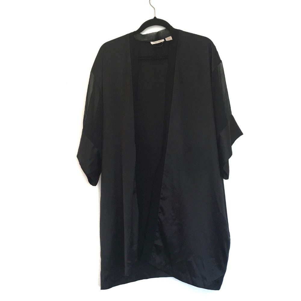 [VICTORIASSECRET] VINTAGE silky bathrobe 1/2sleeve